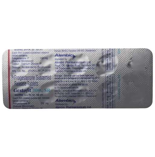 gestofit sr 300mg tablet 10's